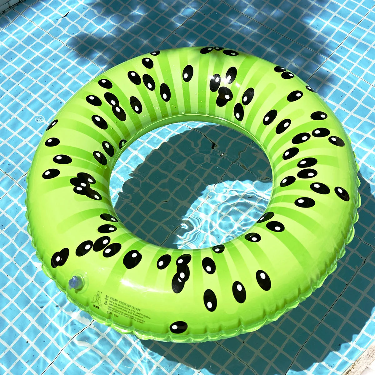 Environmental Protection Thickened Red Kiwi Fruit Children Inflatable Swimming Armpit Ring PVC