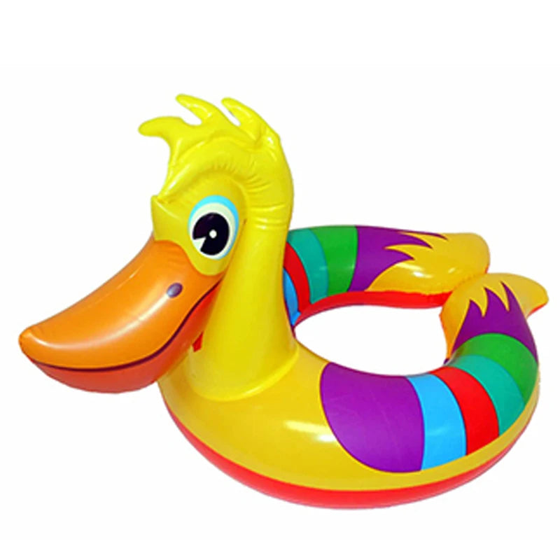Inflatable Pelican Swim Ring Baby Animal Shape Swim Ring Children Floating Split Ring