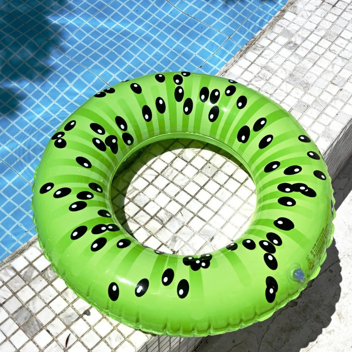 Environmental Protection Thickened Red Kiwi Fruit Children Inflatable Swimming Armpit Ring PVC