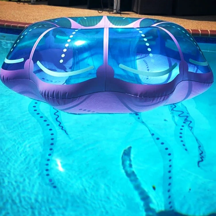 Newest Jellyfish Inflatable Pool Float Adult Swimming Ring