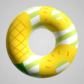 Oversized Inflatable Swim Ring Life-Saving Pool Floating Tube Summer Outdoor Water Toy for Kids Children for Water