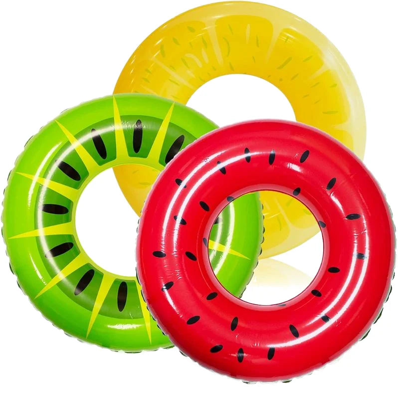 Water Inflatable Floating Cartoon Watermelon PVC Rettungsring Children Adult Swim Ring