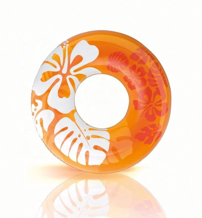 Floral Inflatable PVC Swimming Ring