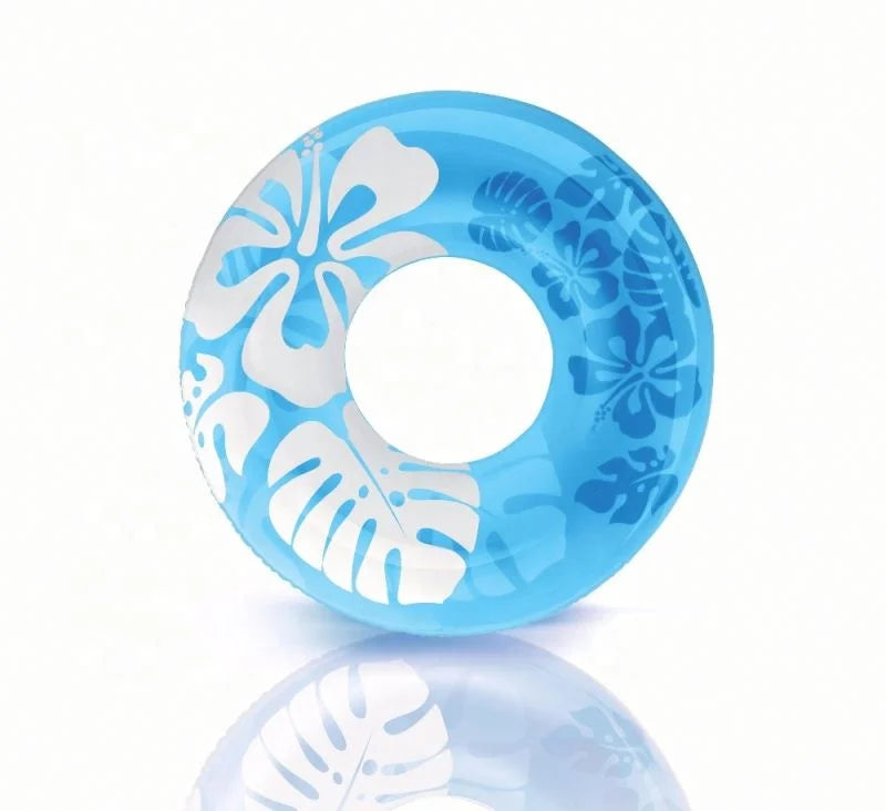 Floral Inflatable PVC Swimming Ring