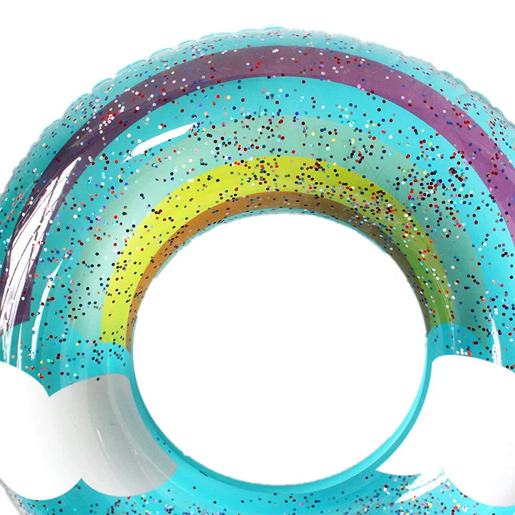 Summer Beach Party Decoration Swim Rings for Adults Children's  Pool Swimming Ring Inflatable Float Raft Water Swim Tube