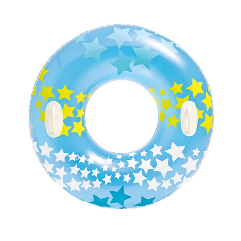 Inflatable Swimming Rings for Kids Round Floating Swim Ring for Summer Pool for Adults and Children