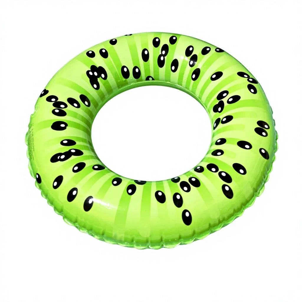 Environmental Protection Thickened Red Kiwi Fruit Children Inflatable Swimming Armpit Ring PVC