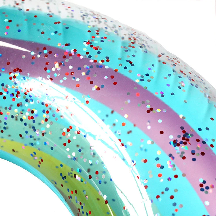 Summer Beach Party Decoration Swim Rings for Adults Children's  Pool Swimming Ring Inflatable Float Raft Water Swim Tube