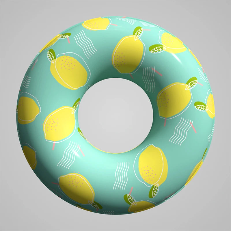 Oversized Inflatable Swim Ring Life-Saving Pool Floating Tube Summer Outdoor Water Toy for Kids Children for Water