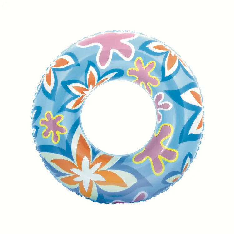 Fashion Transparent Inflatable Adults Swim Ring with Handle