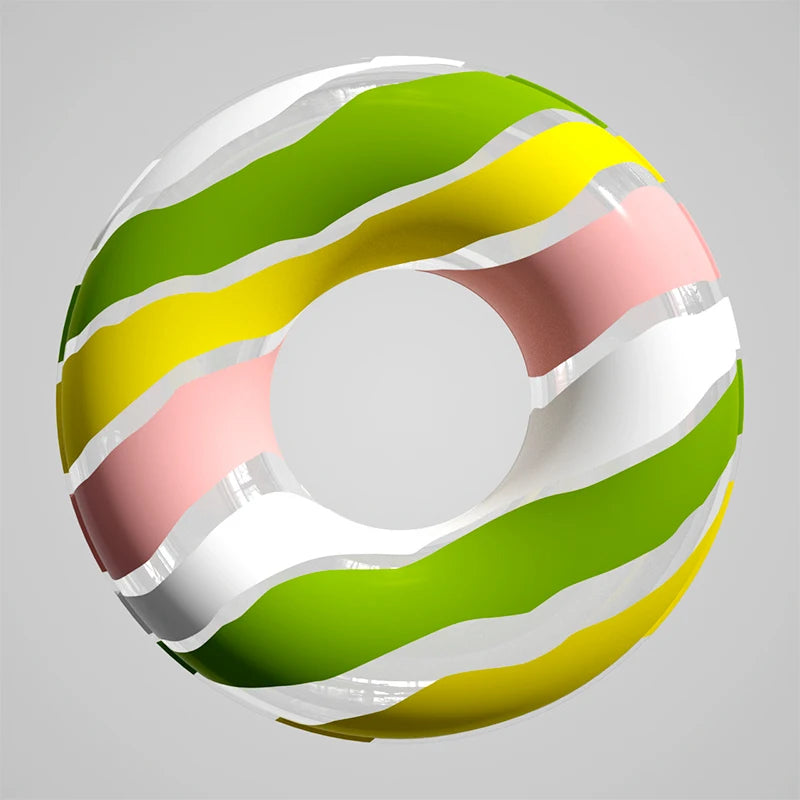 Oversized Inflatable Swim Ring Life-Saving Pool Floating Tube Summer Outdoor Water Toy for Kids Children for Water