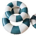 Adult Size Kids Summer Pool Swimming Rings Inflatable Custom PVC Striped Swimming Pool Floats